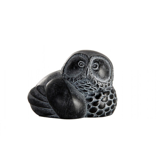 Nestled Owl Sculpture – Spirit of Wisdom and Intuition