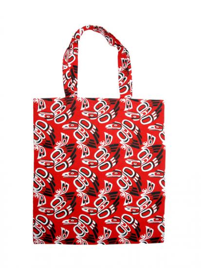 Raven Cotton Shopping Bag by Karen Francis