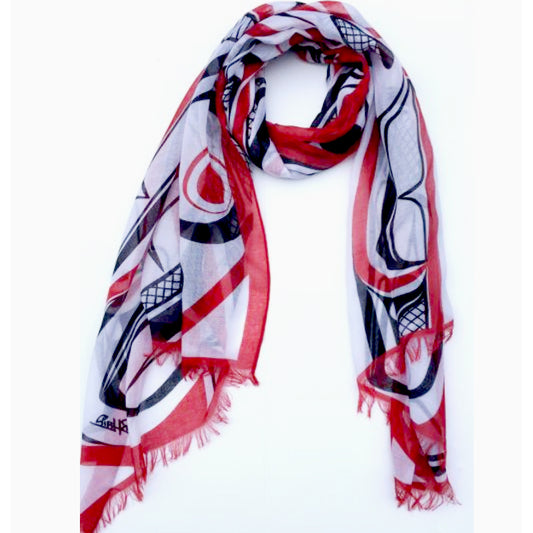 Frog Box Poly Woven Shawl