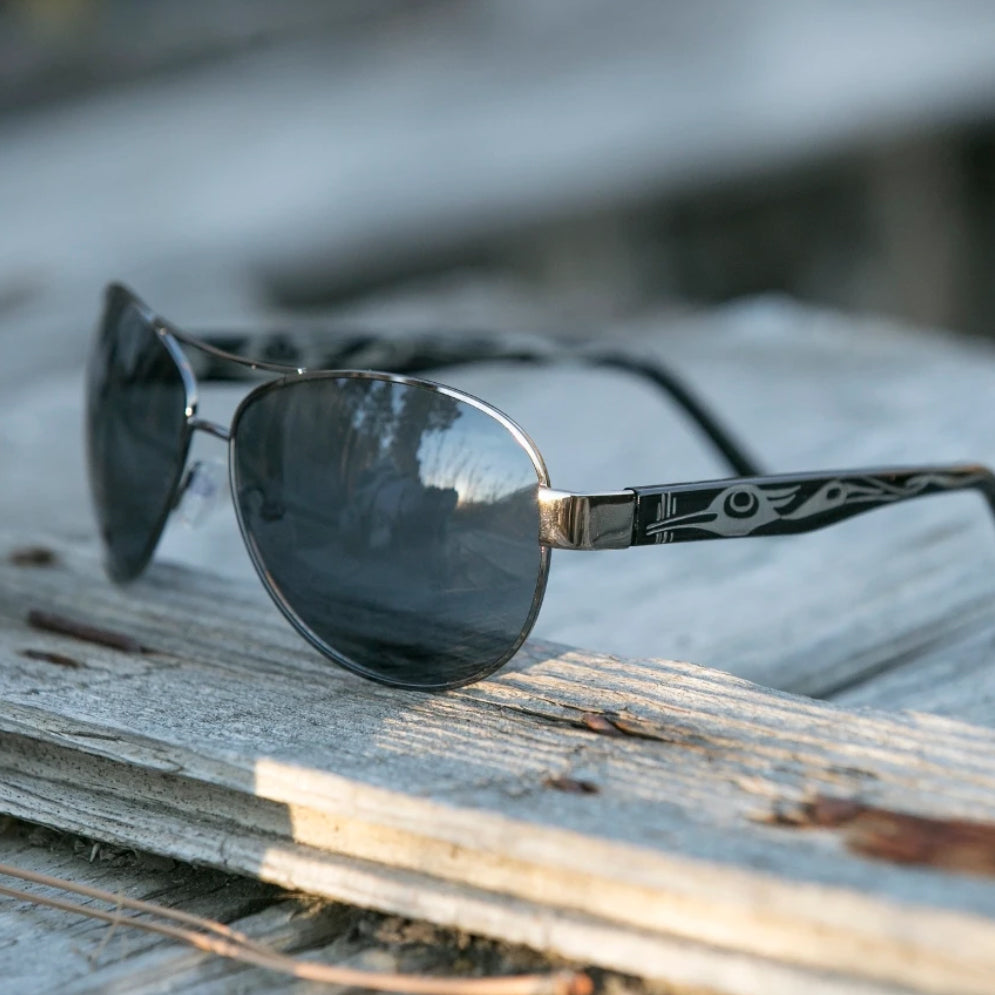 Cameron Sunglasses - Heron by Corrine Hunt (Gun Metal)