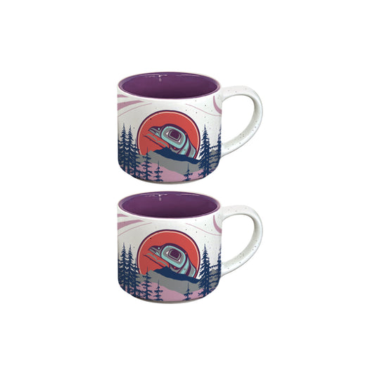 Ceramic Espresso Mugs (Set of 2) - The Light Keeper