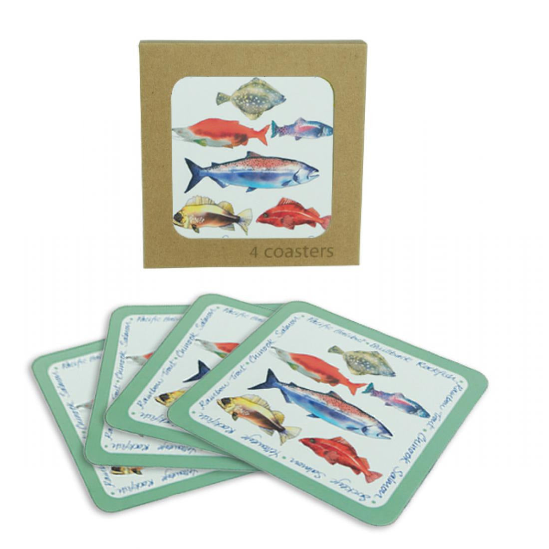 Fish Laminated Coaster