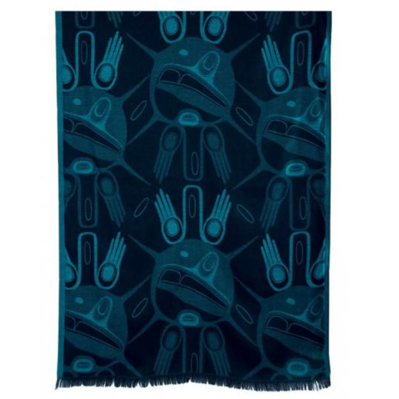 Jacquard Shawl "Native Hands" by Kelly Robinson