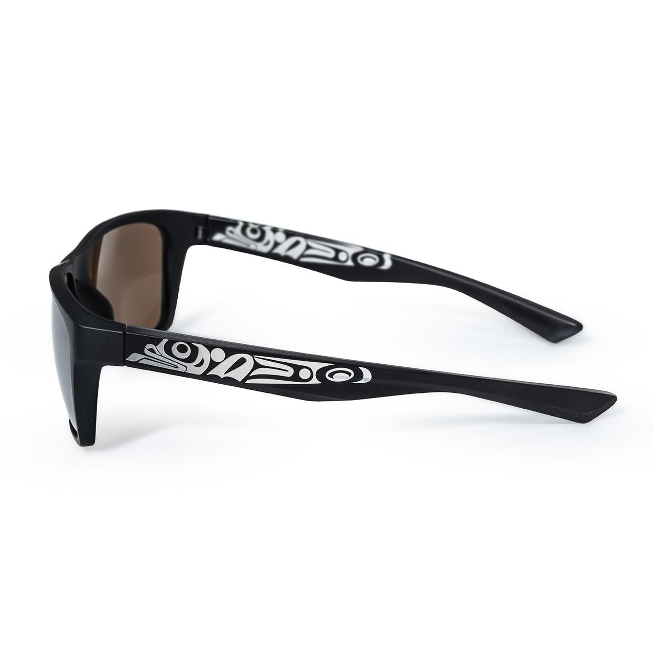 Jeremy Unisex Sunglasses Frog (Blue or Brown-Silver)