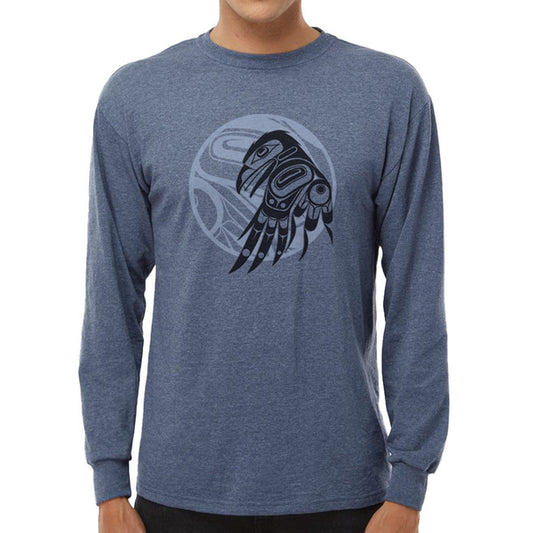 Long Sleeve Shirt - Raven Moon by Allan Weir
