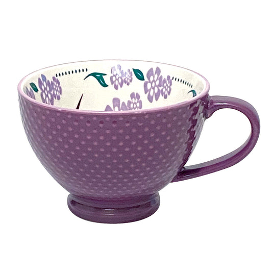 Porcelain Art Mug – Hummingbird (Purple)