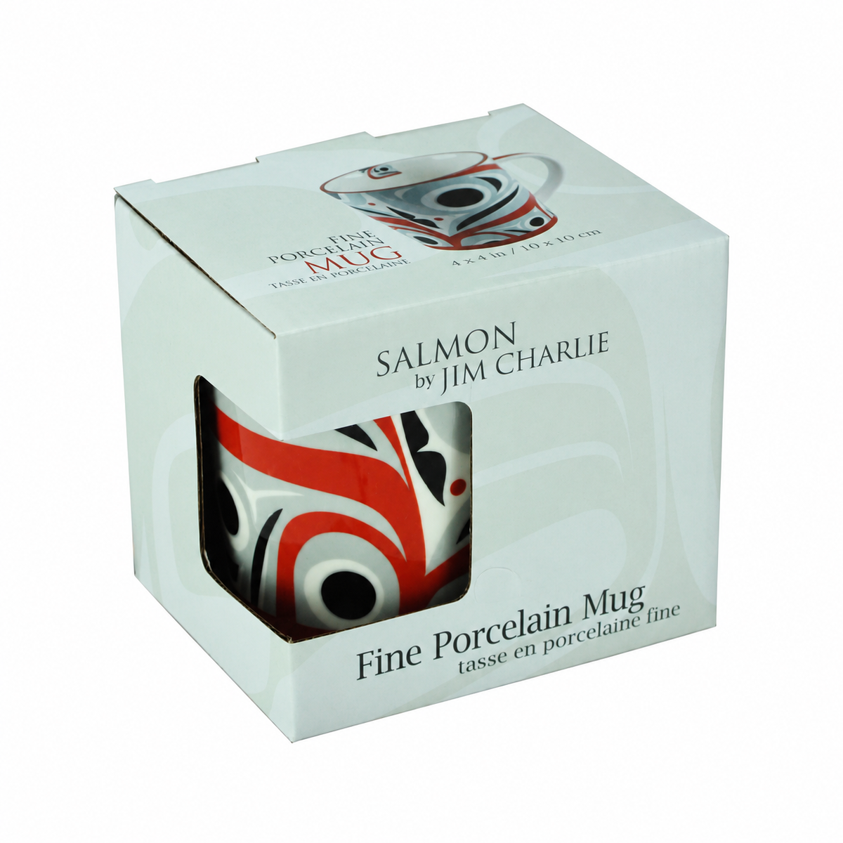 Ceramic Indigenous Art Mug (Salmon, Jim Charlie)