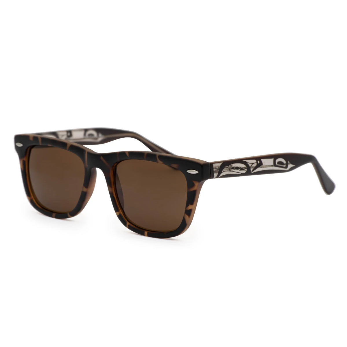 Quinn Sunglasses - Killer Whale by Corrine Hunt (Matte Tortoise)