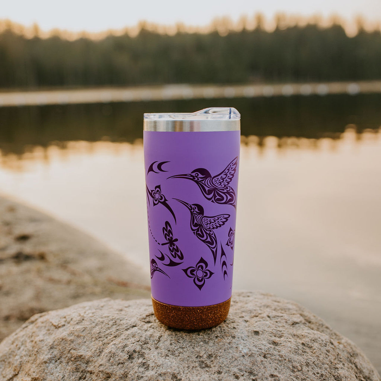 Hummingbird – 20oz Cork Base Mug by Simone Diamond
