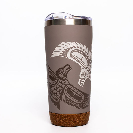 Raven – 20oz Cork Base Mug by Paul Windsor
