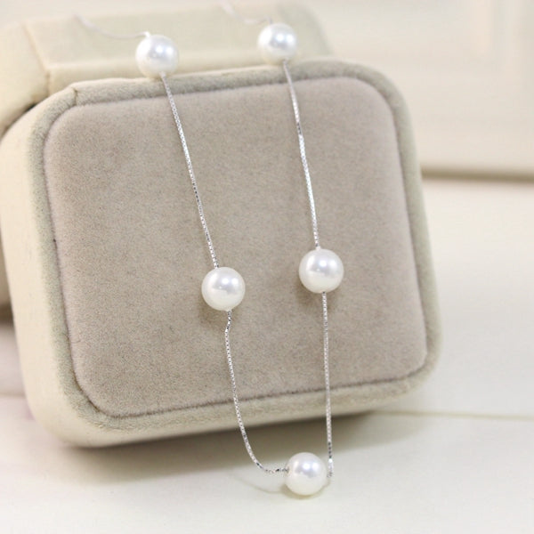 Floating Pearl Necklace