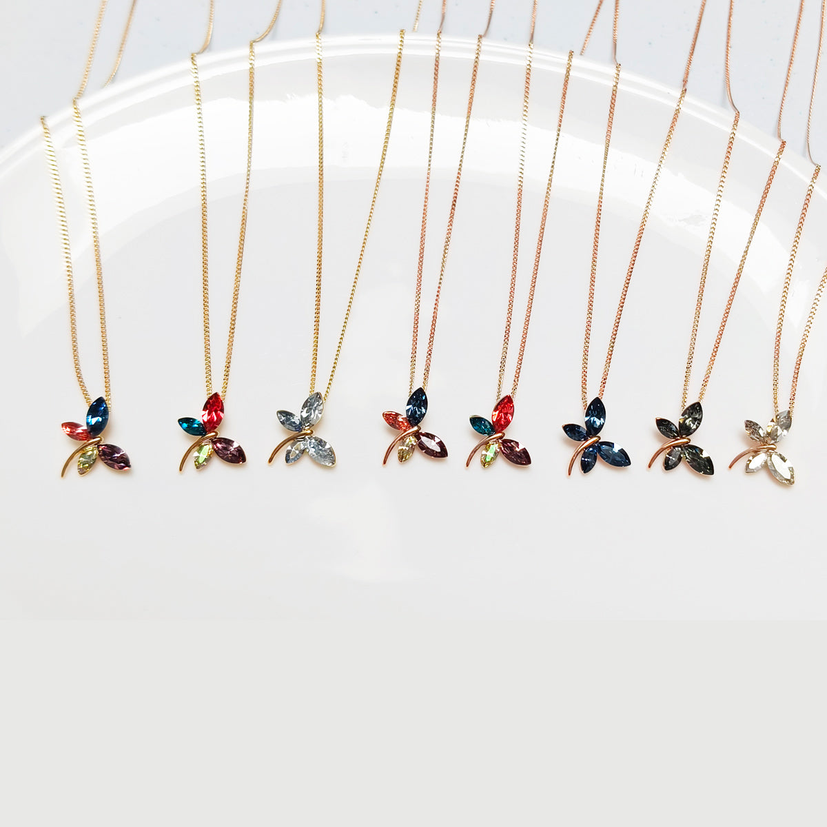 Crystal Dragonfly Necklace