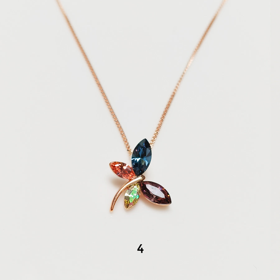 Crystal Dragonfly Necklace