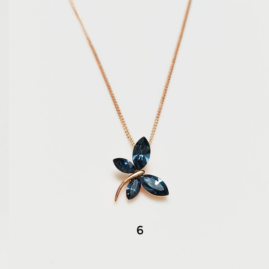 Crystal Dragonfly Necklace