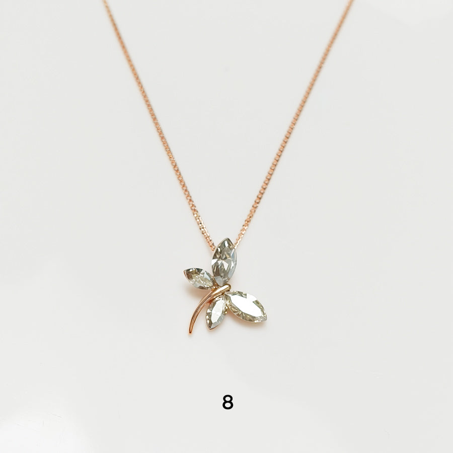 Crystal Dragonfly Necklace