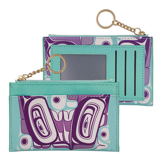 The Top Zip Indigenous Art Multi Wallet - Butterfly