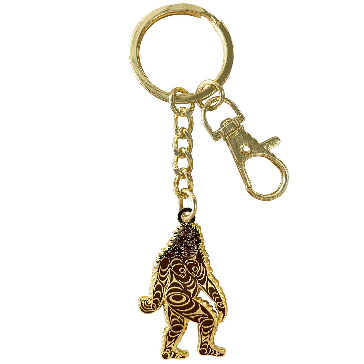 Sasquatch Enamel Art Keychain - Francis Horne Sr.
