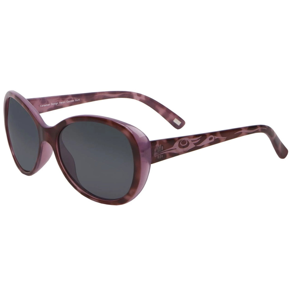 Marilyn Polarized Sunglasses – Heron by Corrine Hunt, Burgundy Demi