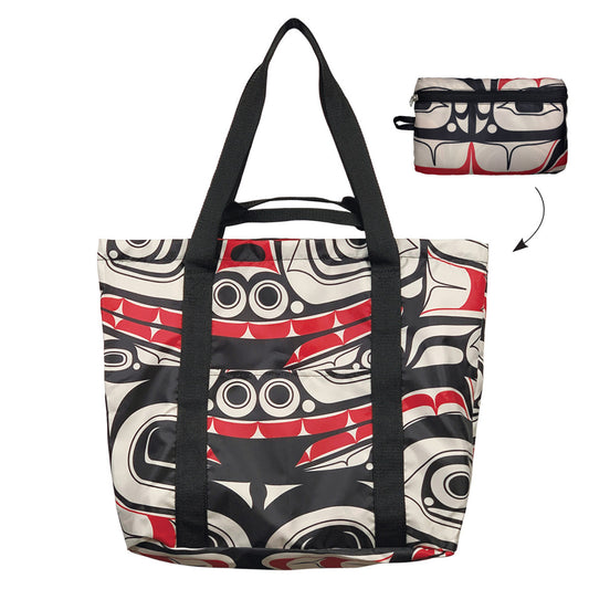 Packable Tote – Matriarch Bear by Morgan Asoyuf
