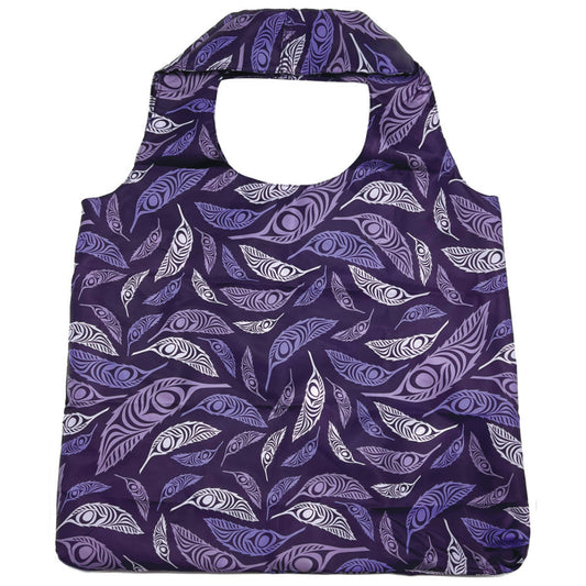 Foldable Shopping Bag – Feather by Simone Diamond