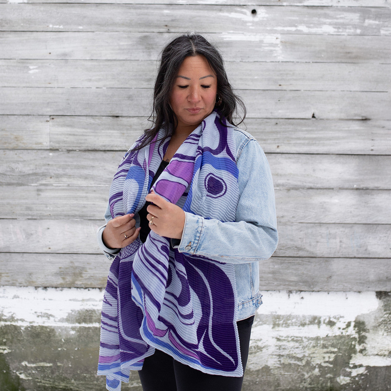 Eco Scarf - Butterfly by Morgan Asoyuf