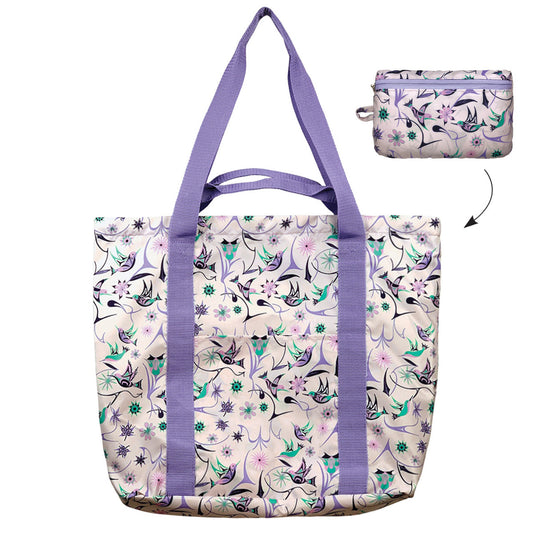 Packable Tote – Hummingbird by Nicole La Rock 🕊️