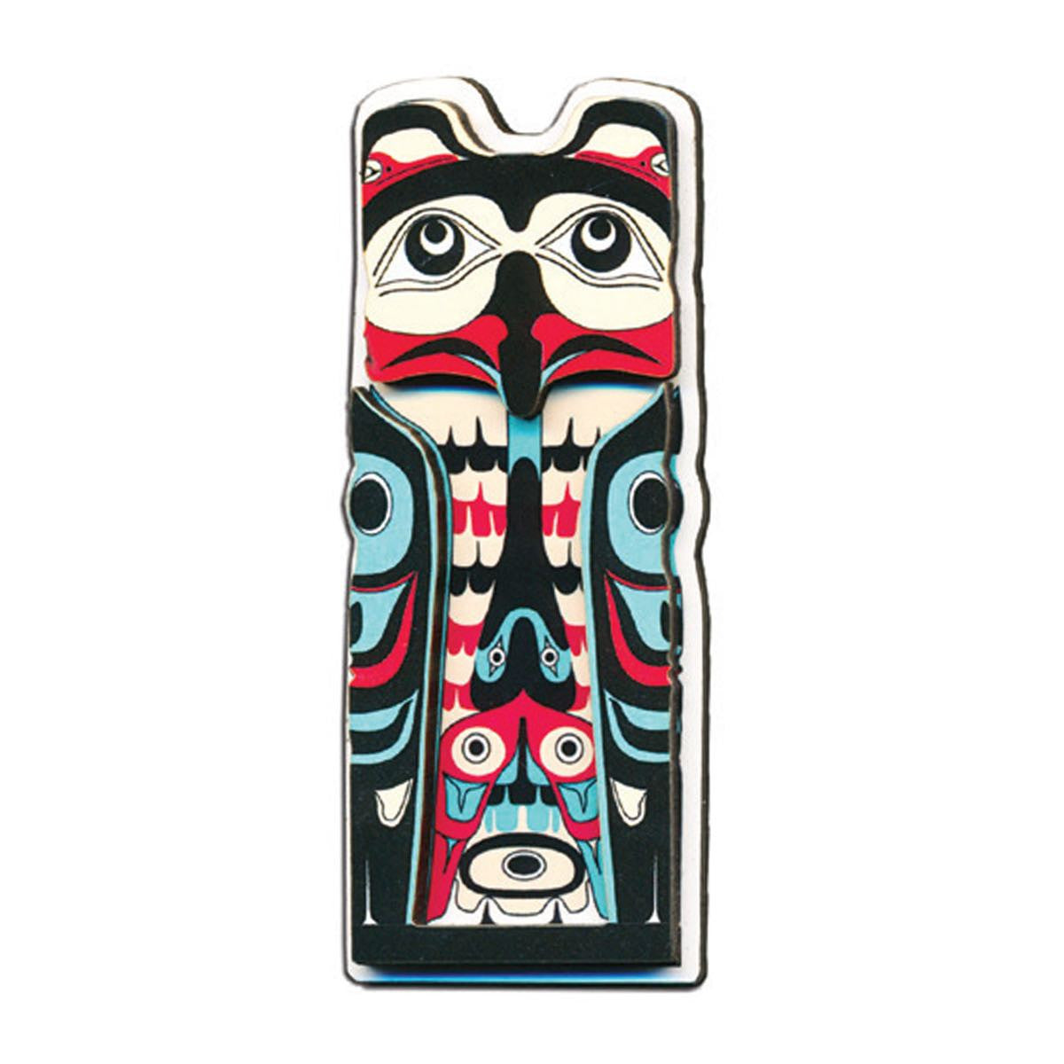 Eagle Raven Totem Art Magnet - T.J. Sgwaayaans Young