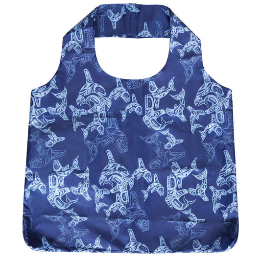 Foldable Shopping Bag – Whale by Paul Windsor