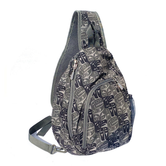 Sling Pack - Thunderbird & Whale by Maynard Johnny Jr.