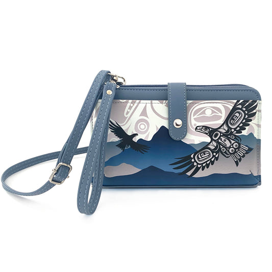 Smartphone Crossbody Bag - Soaring Eagle  by Corey Bulpitt