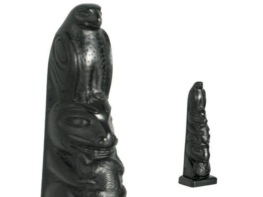Black Stone Totem Eagle 5.5" Height