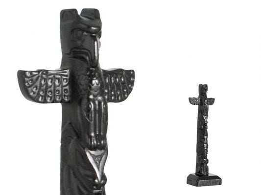 Black Stone Totem - Thunderbird 6 inches Height
