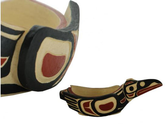 Potlatch bowl - Raven 9"