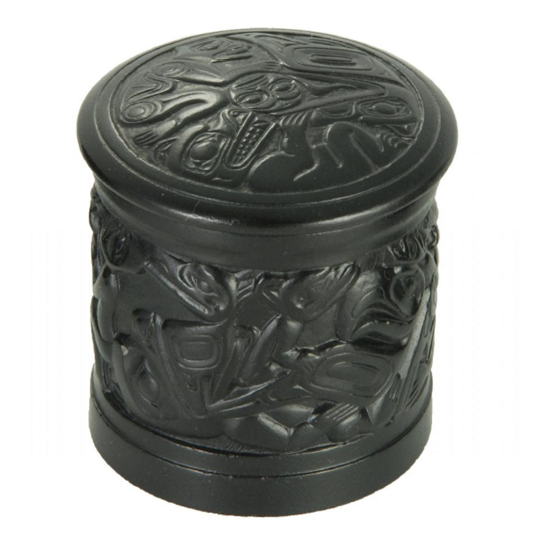 Native Small Round Desk Box