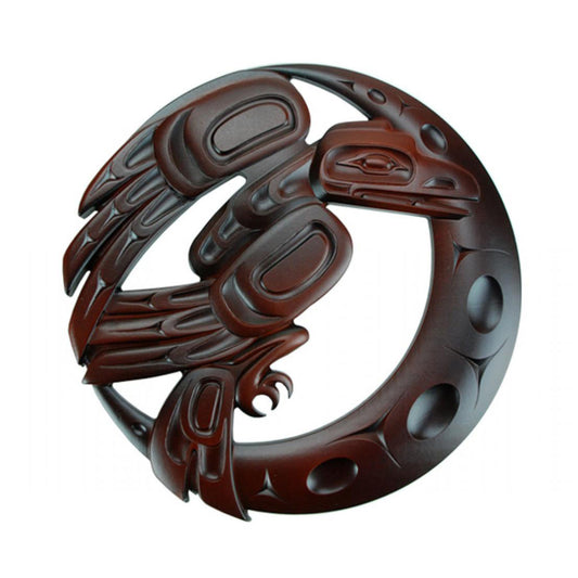 Raven & Moon Wall Art / Trivet by Karen Francis