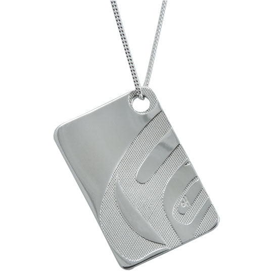Native Silver Art Necklace - Nexus