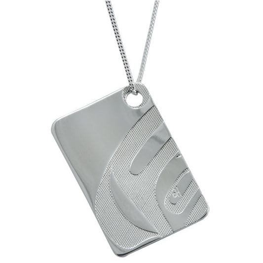 Native Silver Art Necklace - Nexus