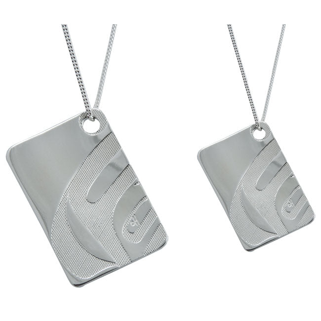 Native Silver Art Necklace - Nexus