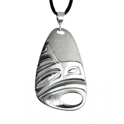 Native Silver Pewter Eagle Pendant
