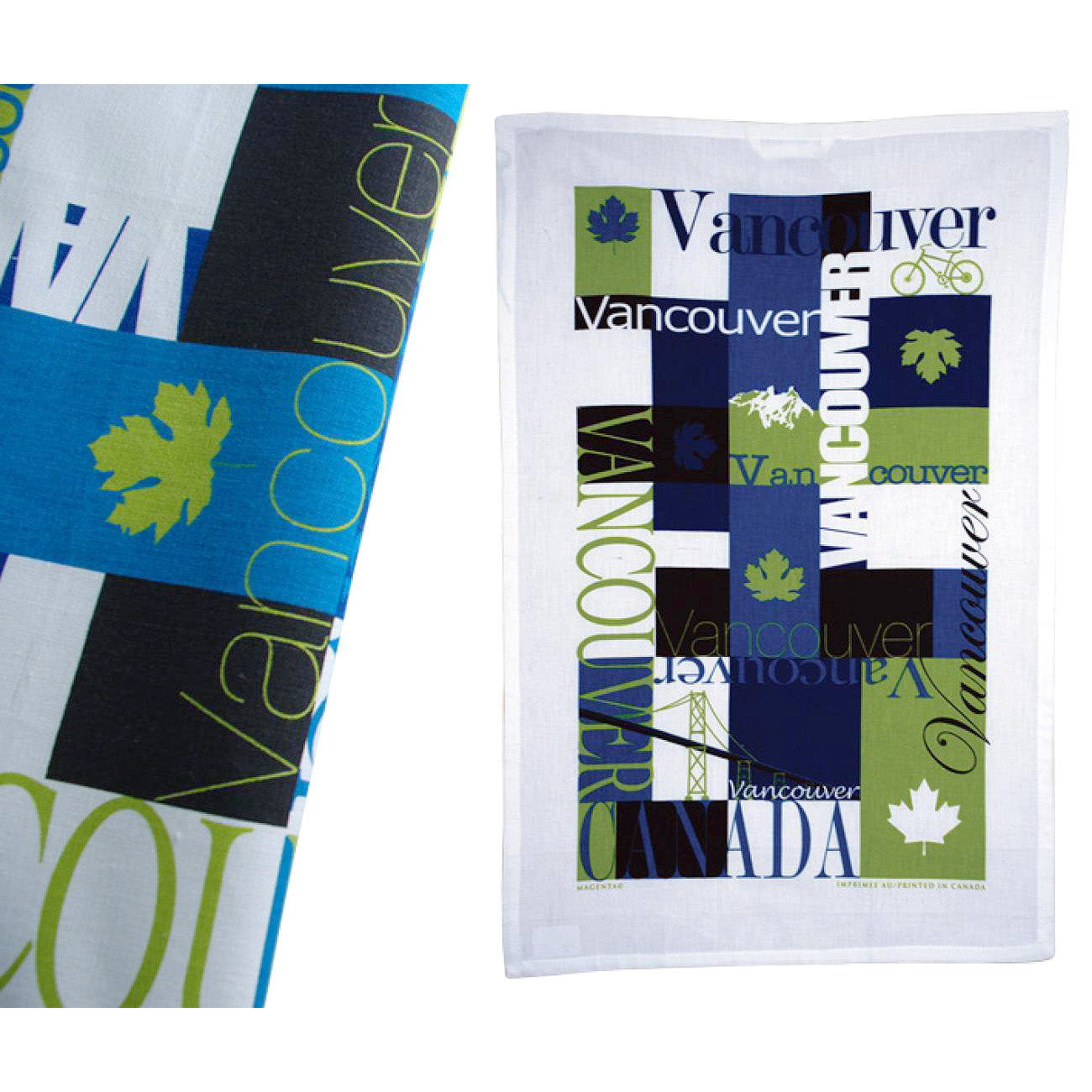 Vancouver Mosaic Tea Towel