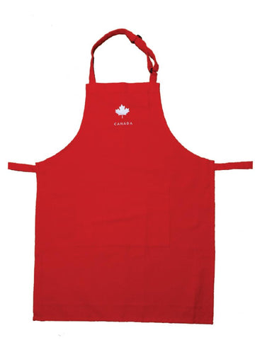 Flag Collection Embroidered Maple Leaf Apron