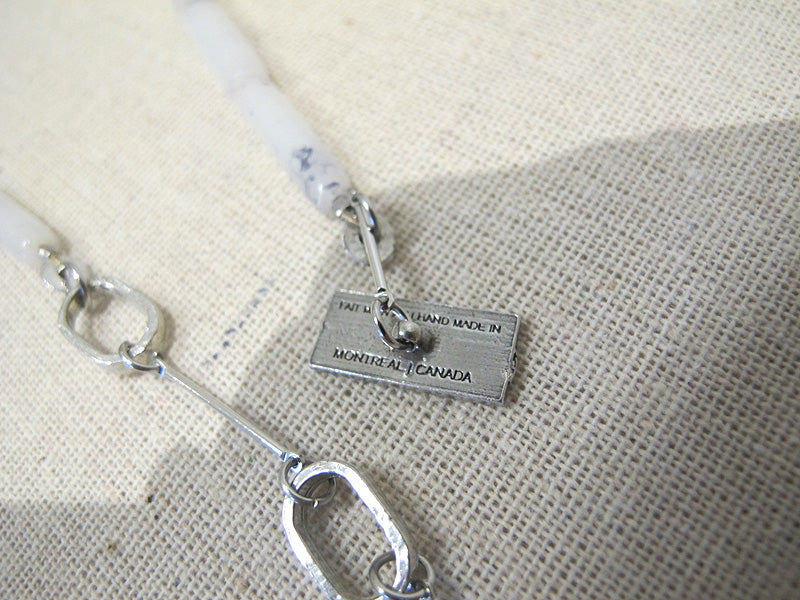 Anne Marie-Marble Necklace: Lavane