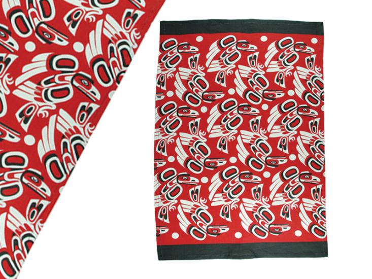 Karen Francis Raven Tea Towel