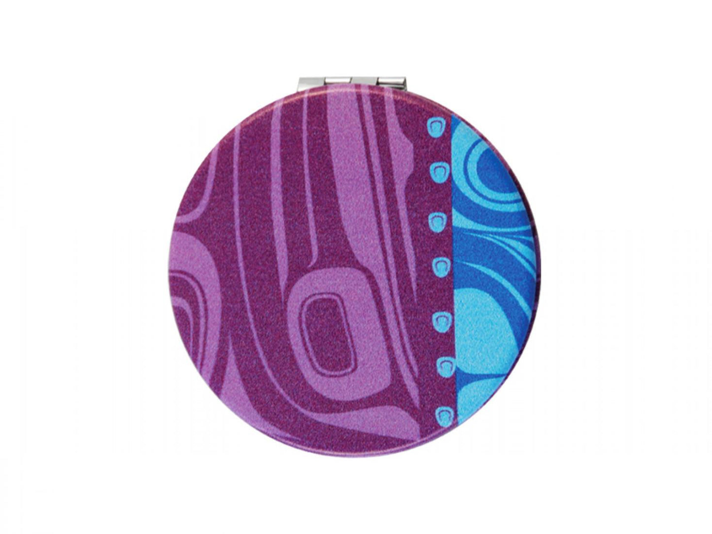 Kelly Robinson Raven Purple Compact Mirror