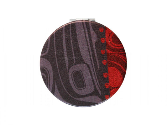 Kelly Robinson Charcoal Compact Mirror