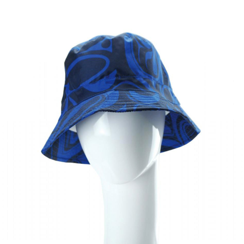 Waterproof Hat with Raven design by Kelly Robinson