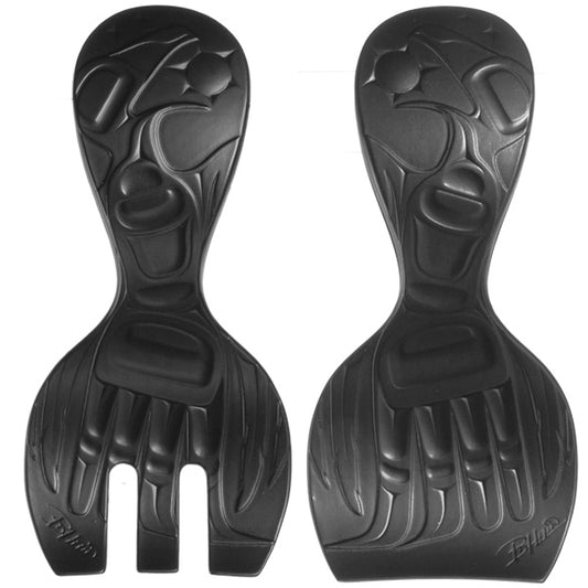 Salad Server Set - Raven by Bill Helin