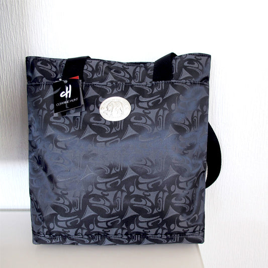Corrine Hunt "3 Eagle" Tote Bag with Pewter Bear Accent