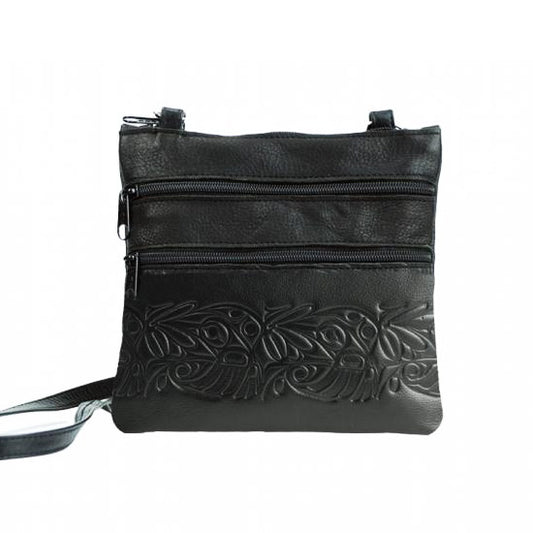 Embossed Leather Journey Bag Bill Helin Hummingbird