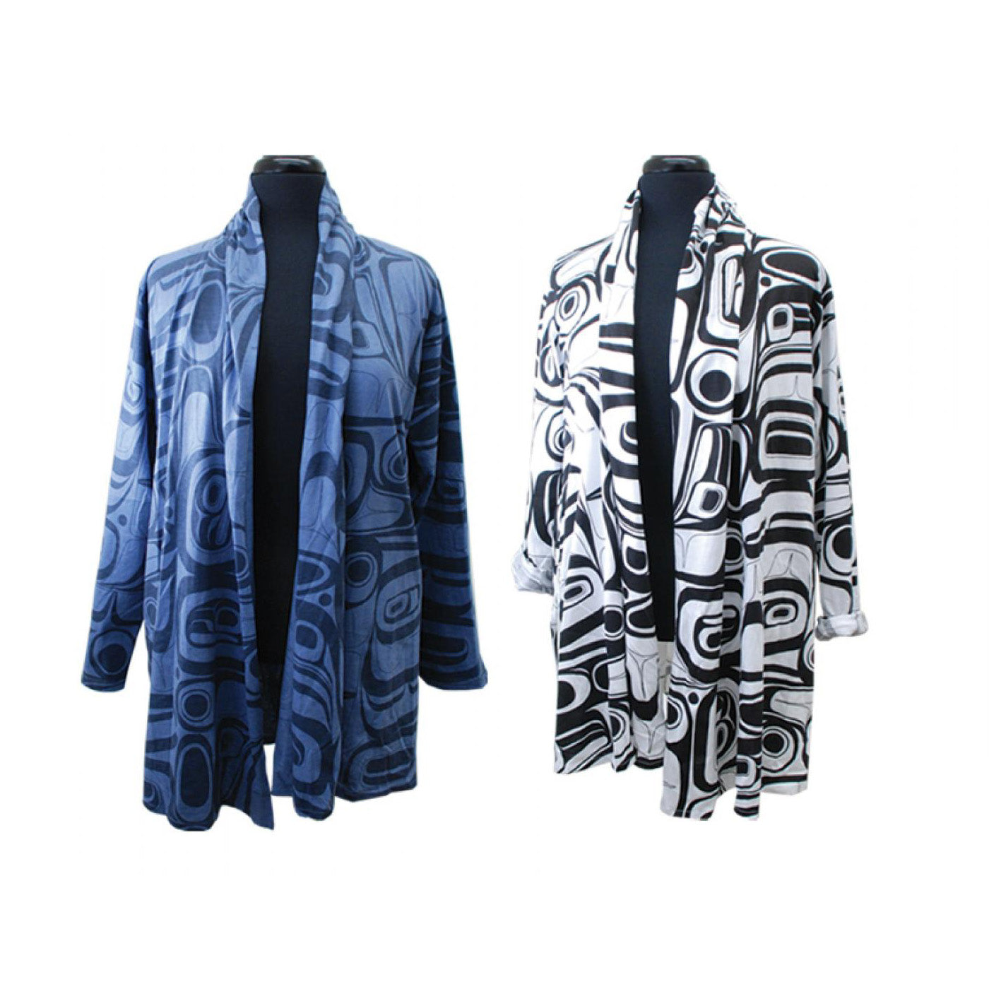 Kelly Robinson All Over Print Swing Coat Raven